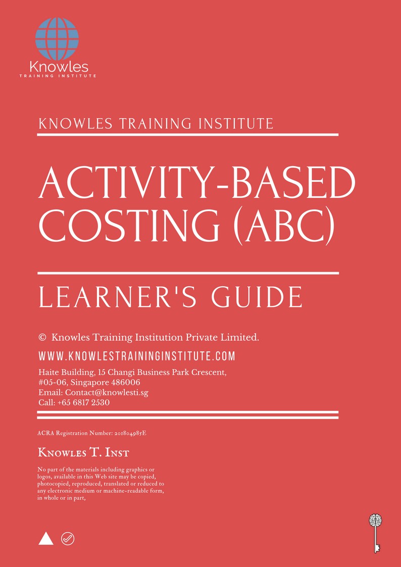 Activity-Based Costing (Abc) Training Course in New Zealand Learner’s Guide