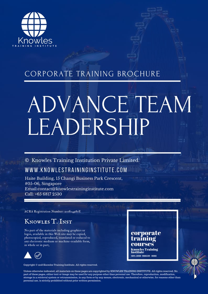 Advance Team Leadership Training Course in New Zealand Brochure