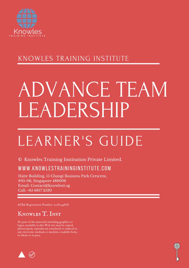 Advance Team Leadership Training Course in New Zealand Learner’s Guide