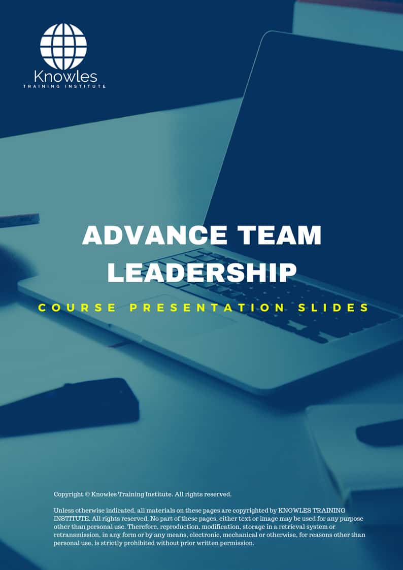 Advance Team Leadership Training Course in New Zealand Presentation Slides