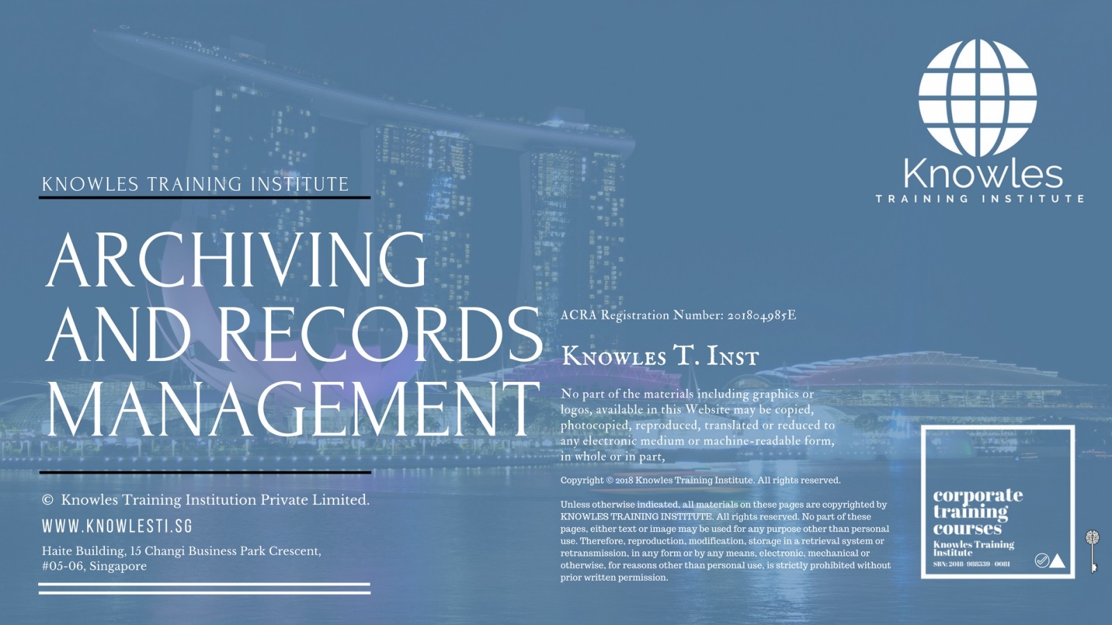 Archiving And Records Management Training Course in New Zealand