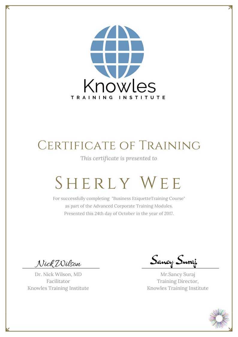 Business Etiquette Training in New Zealand Certification