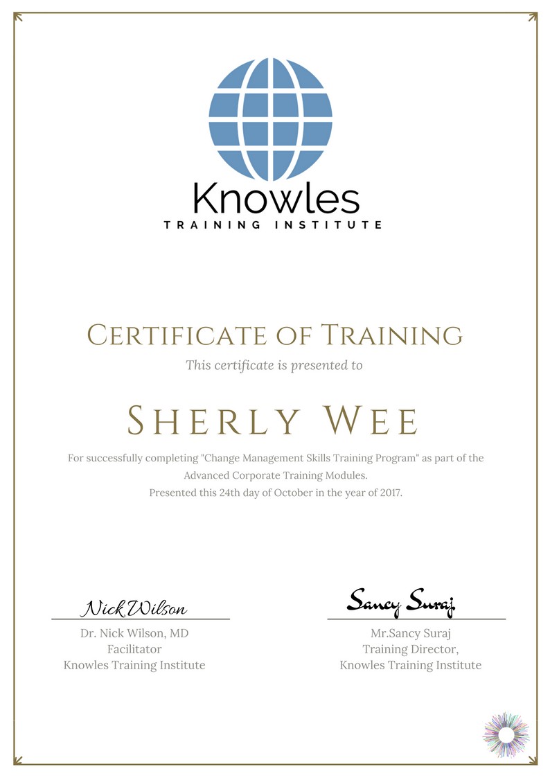 Certification For Change Management Skills Training Course in New Zealand