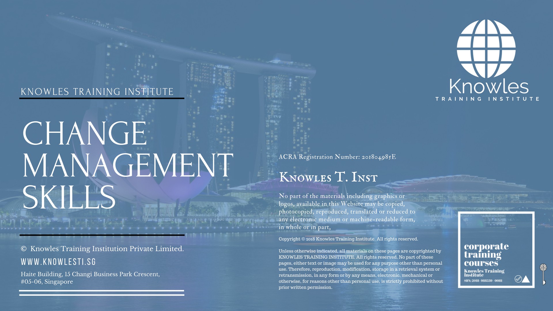 Change Management Skills Training Course in New Zealand