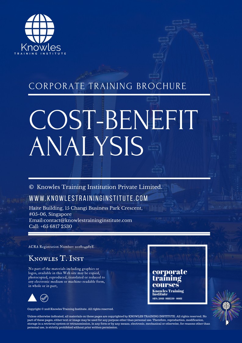 Cost-Benefit Analysis Training Course in New Zealand Brochure
