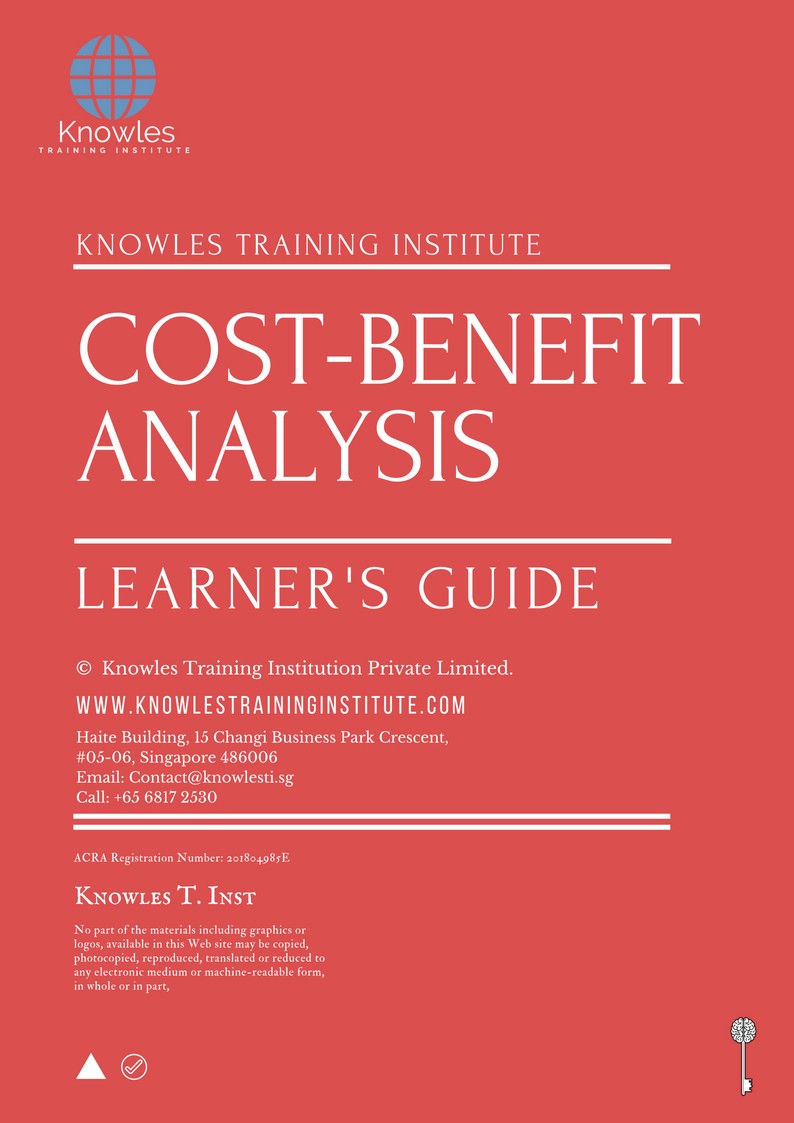 Cost-Benefit Analysis Training Course in New Zealand Learner’s Guide