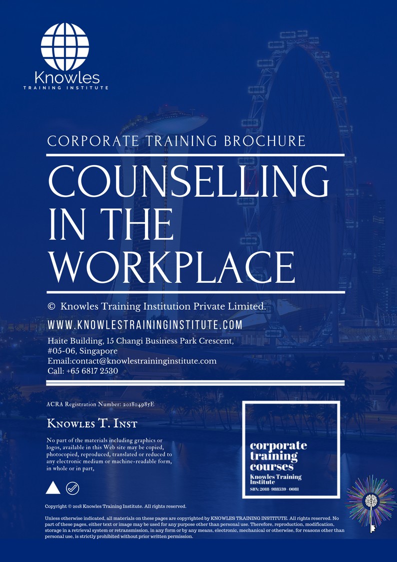 Counselling In The Workplace Course in New Zealand Brochure