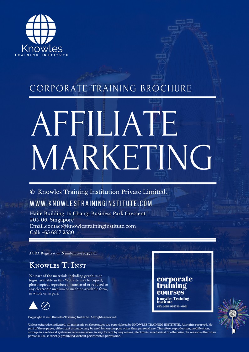 Course Brochure For Affiliate Marketing in Timor-Leste