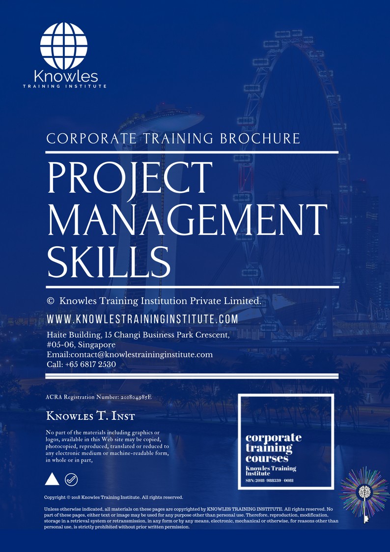 Course Brochure For Project Management Skills course in New Zealand