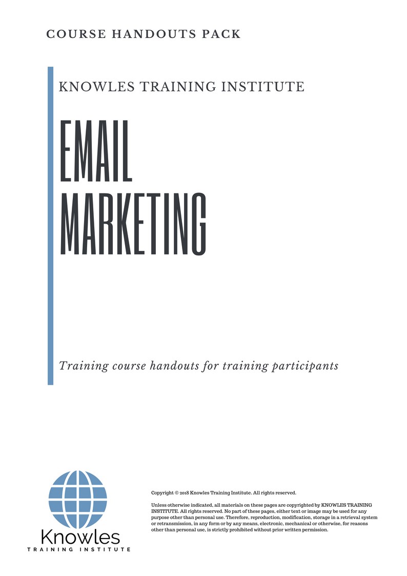 Course Handouts For Email Marketing in New Zealand