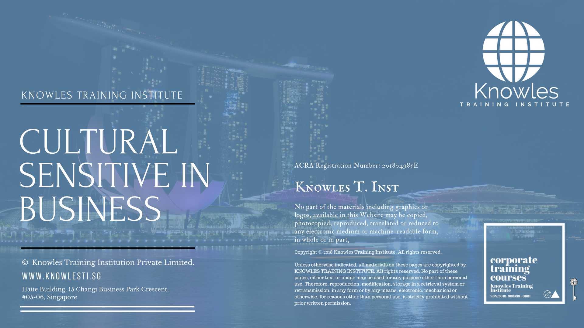 Cultural Sensitive In Business Training Course in New Zealand