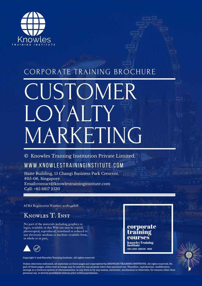 Customer Loyalty Marketing Course in New Zealand Brochure