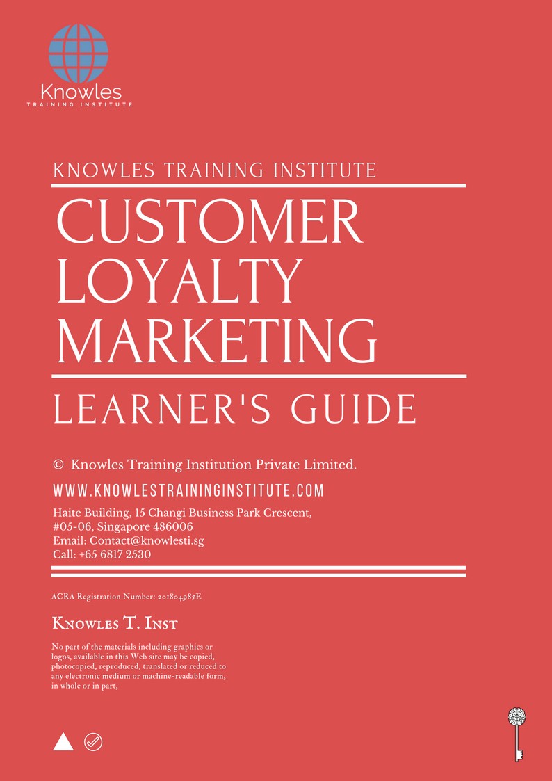 Customer Loyalty Marketing Course in New Zealand Learner’s Guide