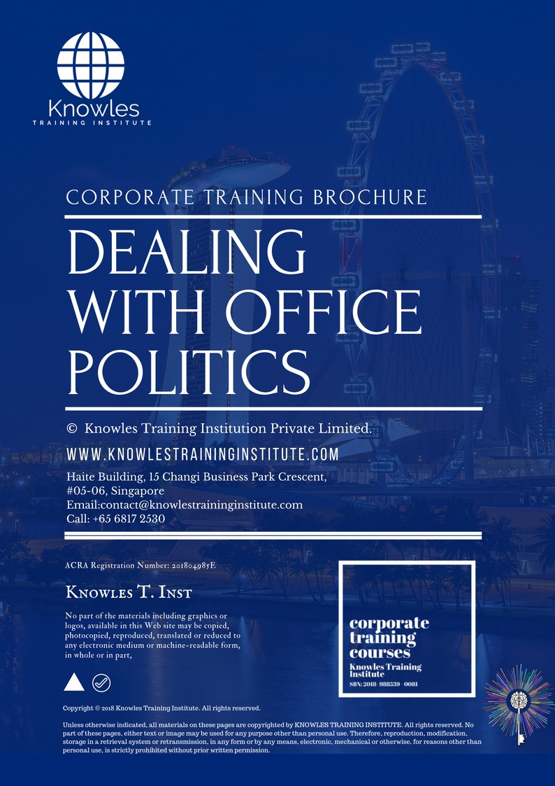 Dealing With Office Politics Course in New Zealand Brochure