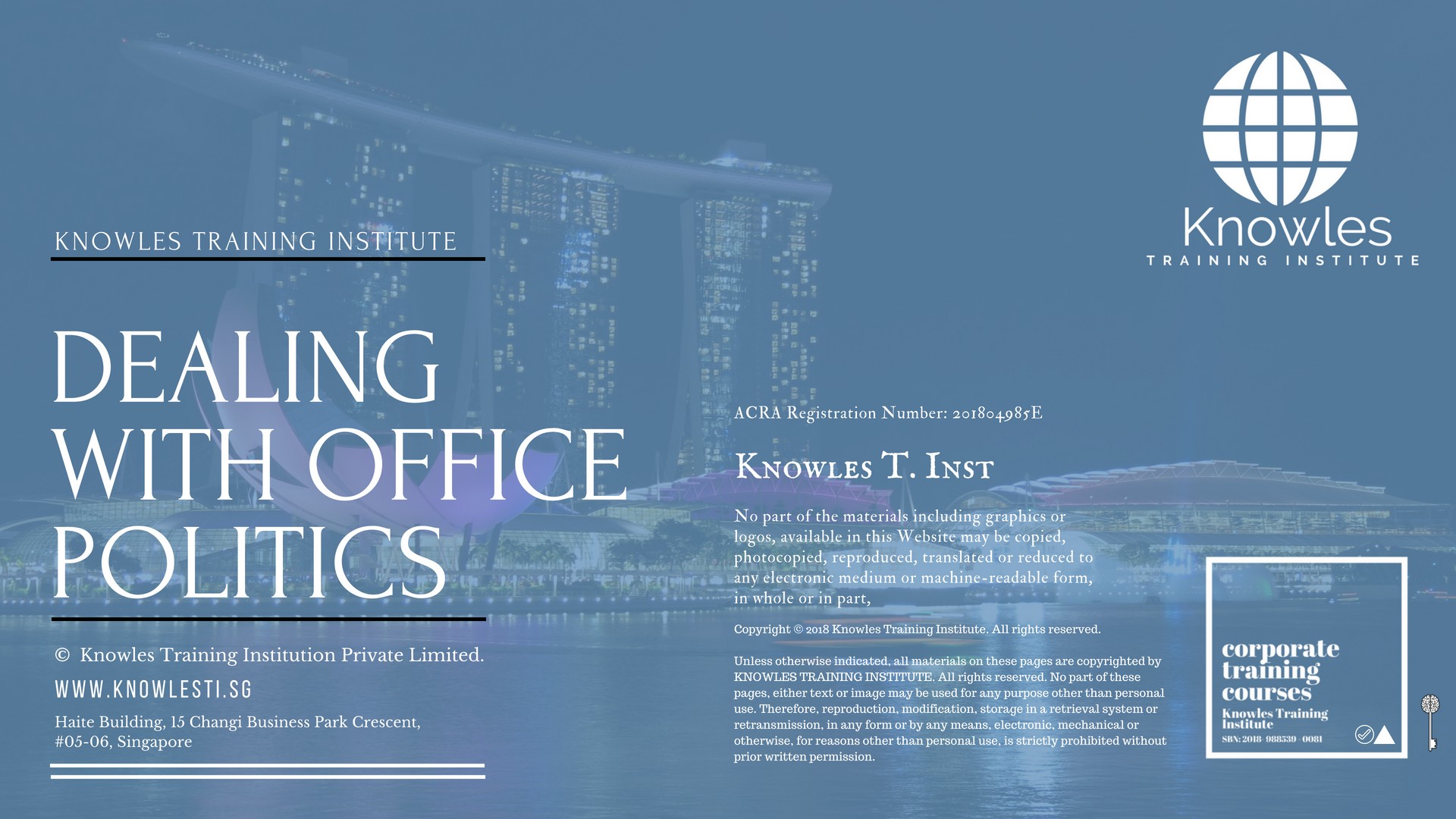 Dealing With Office Politics Course in New Zealand