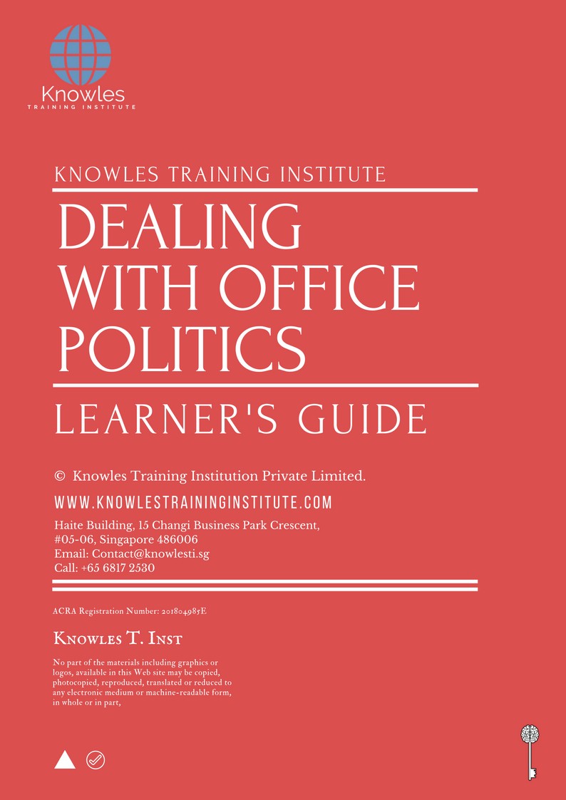 Dealing With Office Politics in New Zealand Learners Guide