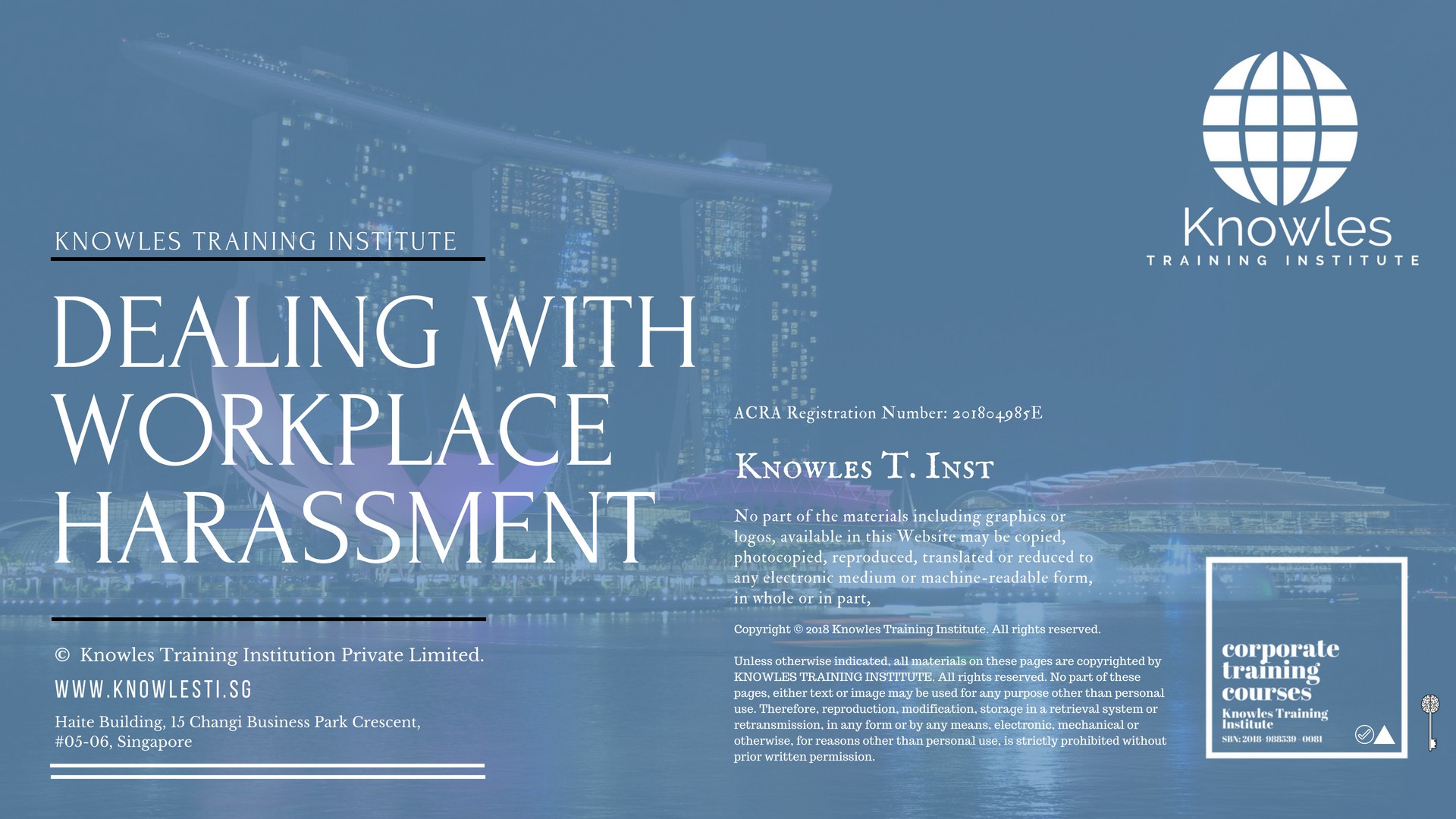 Dealing With Workplace Harassment Course in New Zealand