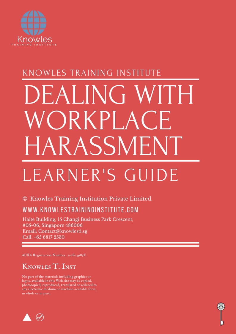 Dealing With Workplace Harassment in New Zealand Learner’s Guide