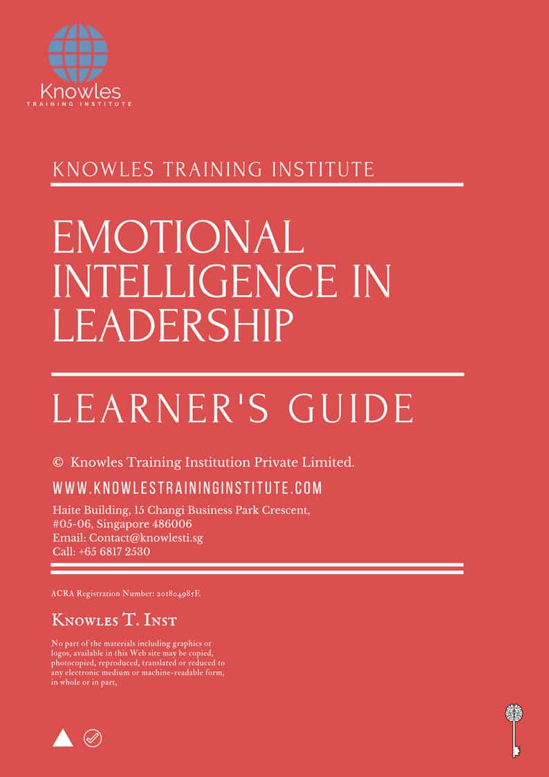 Emotional Intelligence In Leadership Training Course in New Zealand Learner’s Guide
