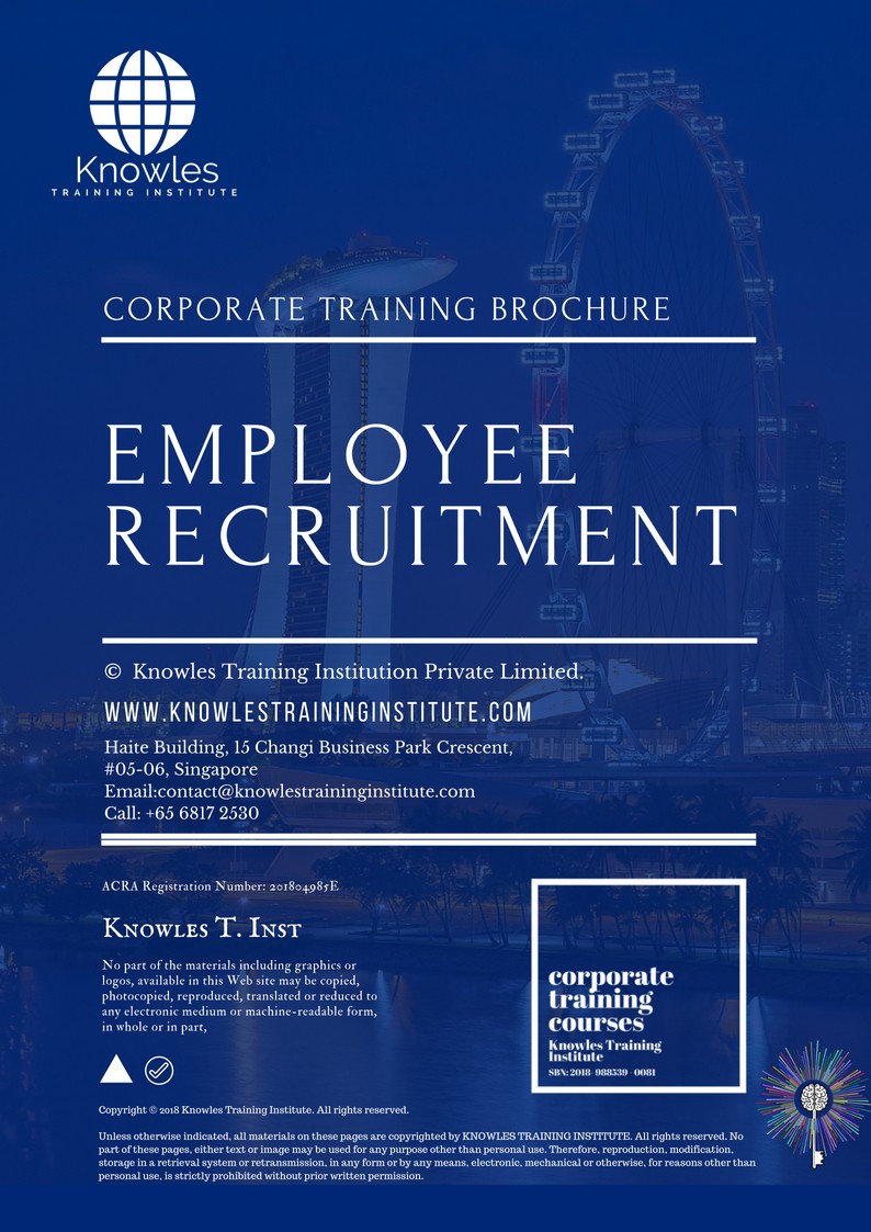 Employee Recruitment Training Course in New Zealand Brochure