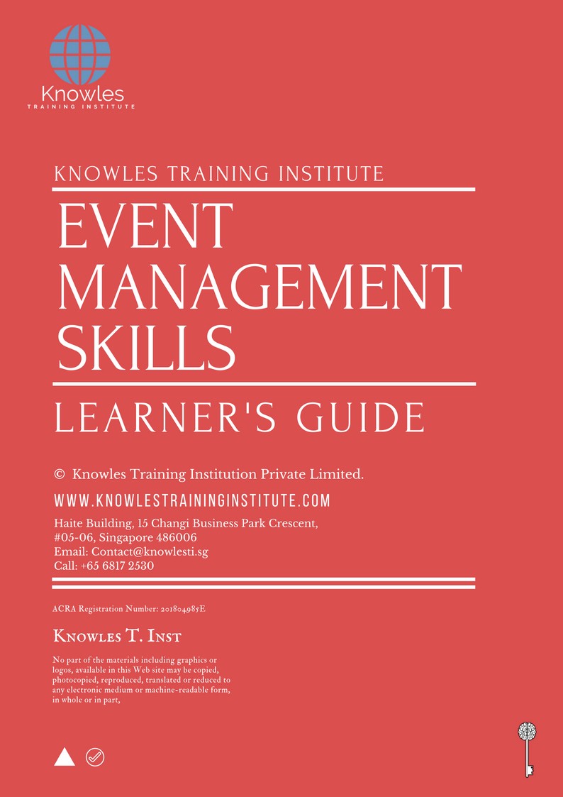 Event Management Skills in New Zealand Learner’s Guide