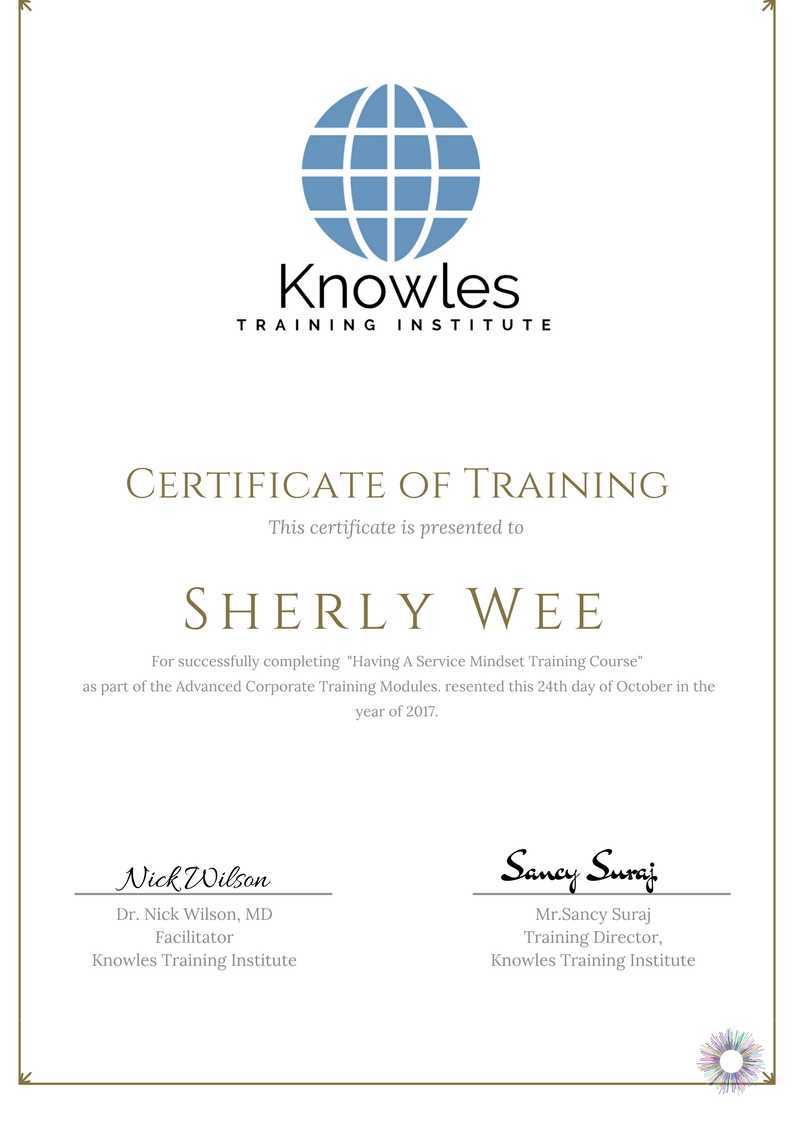 Having A Service Mindset Training Course in New Zealand Certification