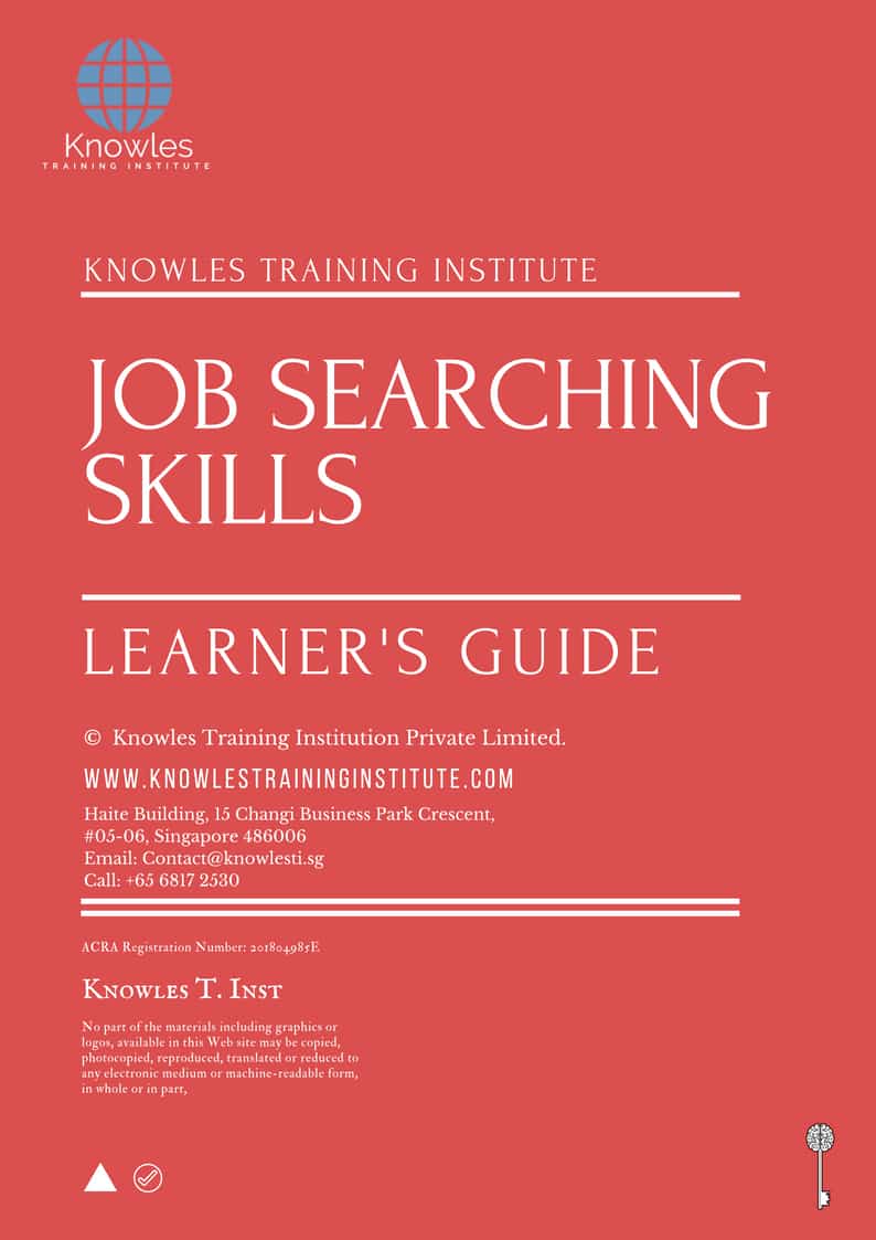 Job Searching Skills Training Course in New Zealand Learner’s Guide