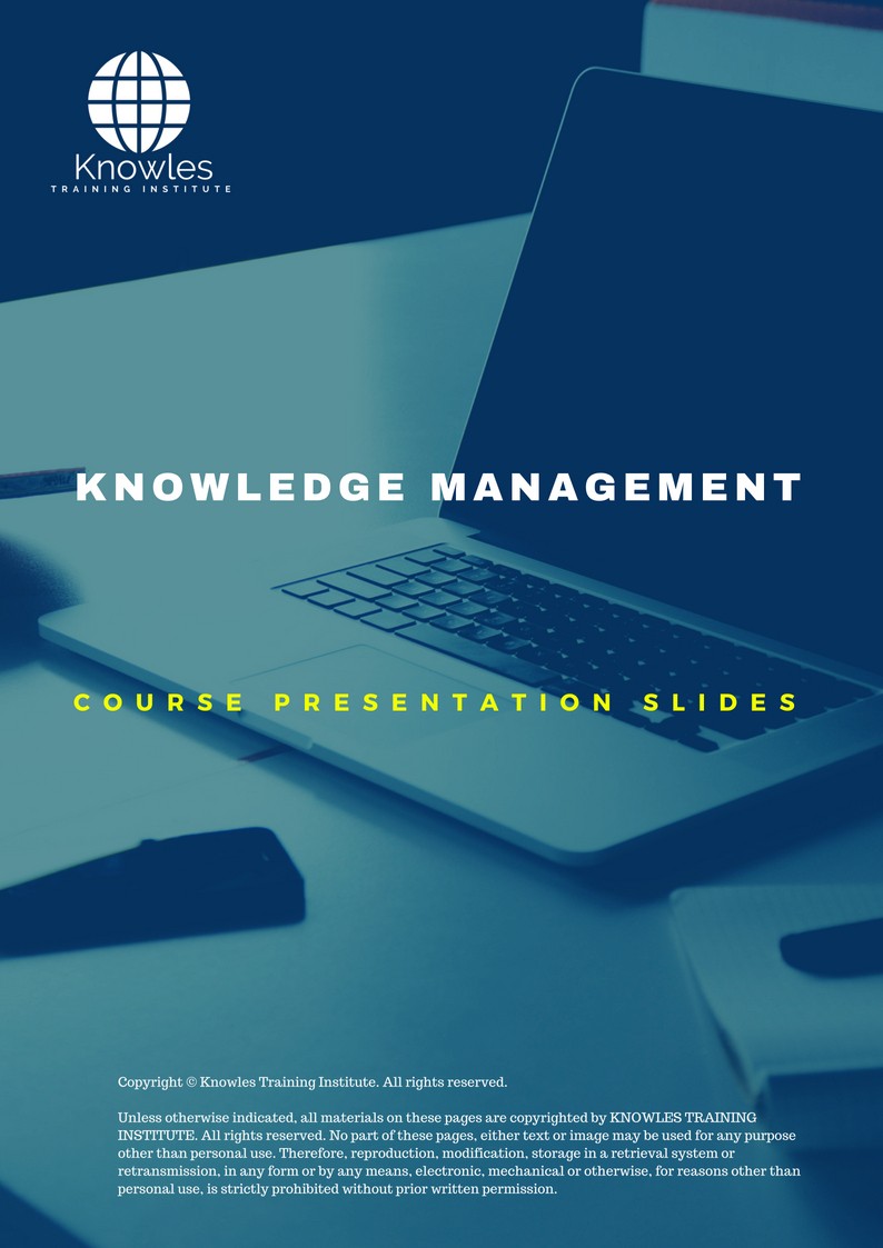Knowledge Management Training Course in New Zealand Presentation Slide