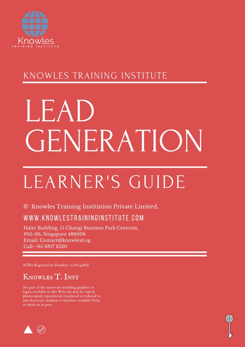 Lead Generation Course in New Zealand Learner’s Guide