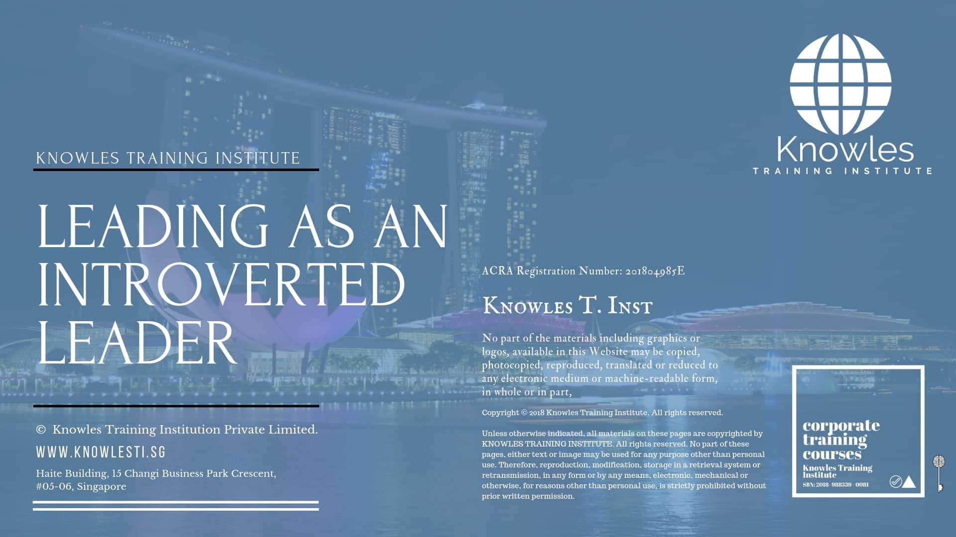 Leading As An Introverted Leader Training Course in New Zealand