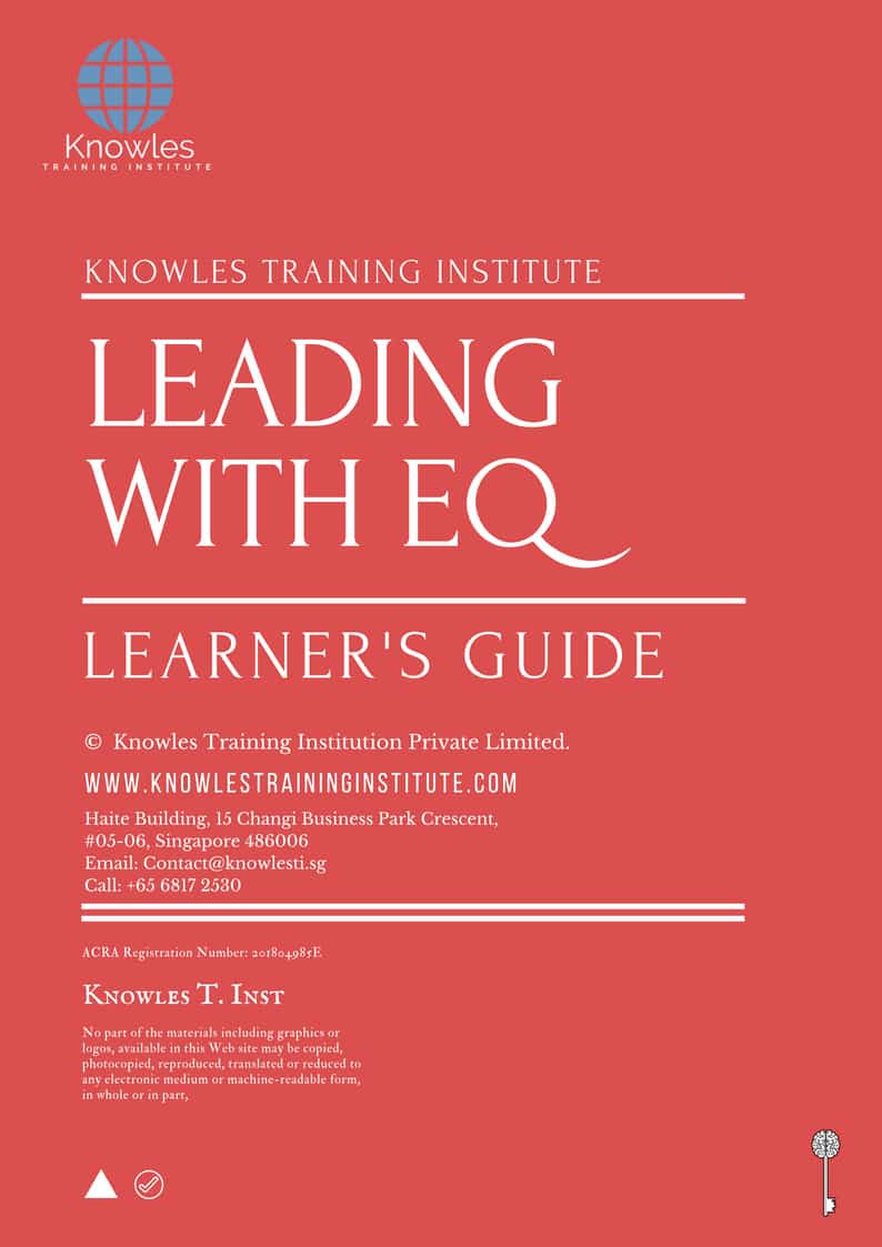 Leading With Eq Training Course in New Zealand Learner’s Guide