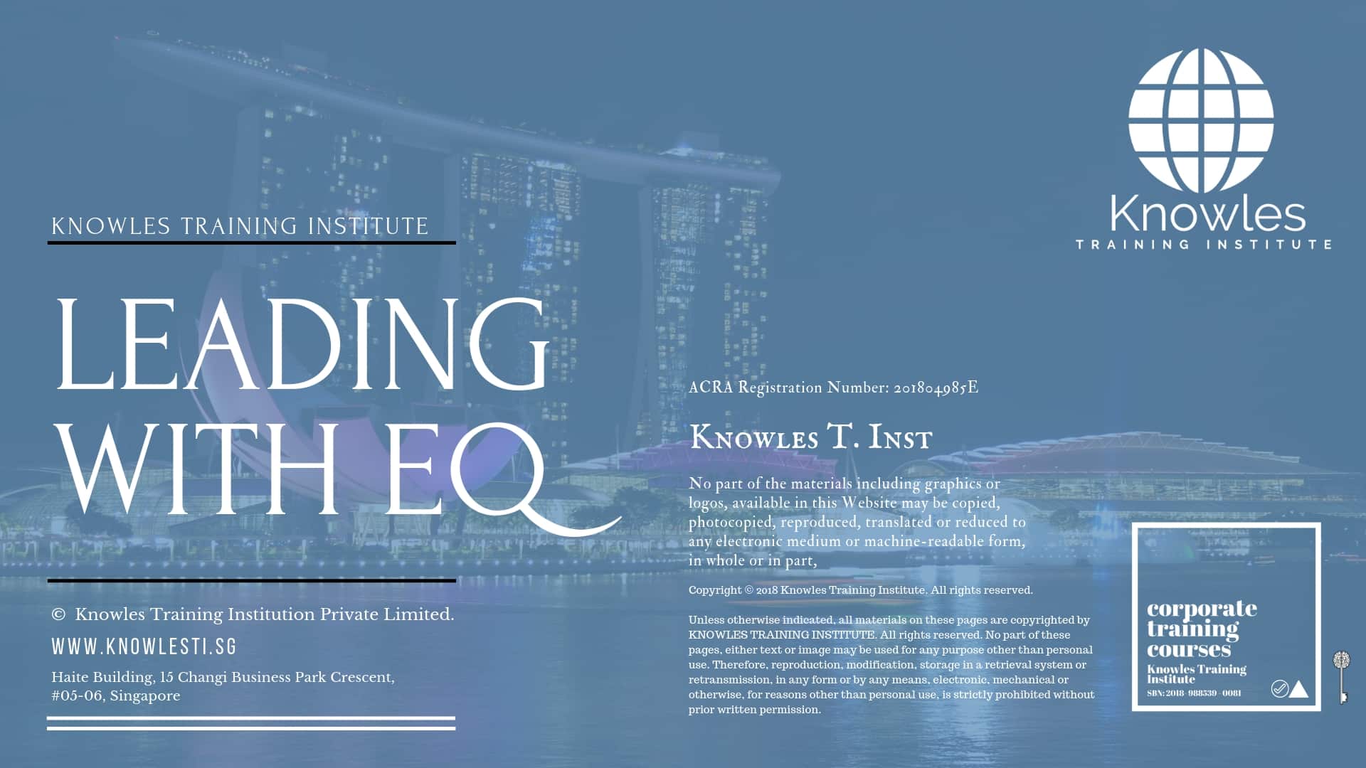 Leading With Eq Training Course in New Zealand
