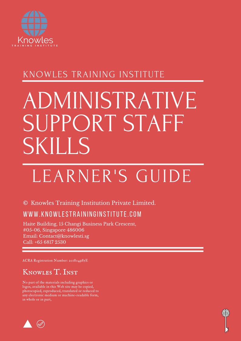 Learner’s Guide For Administrative Support Staff Skills in New Zealand