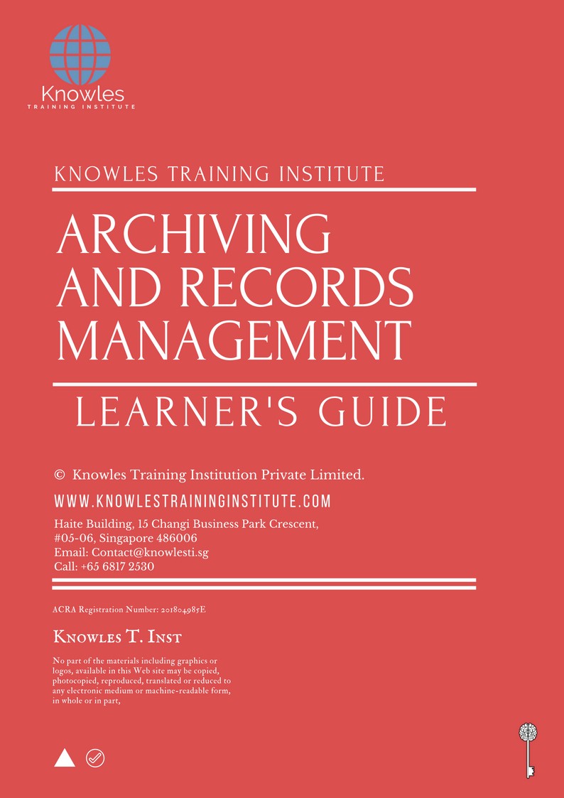 Learner’s Guide For Archiving And Records Management in New Zealand