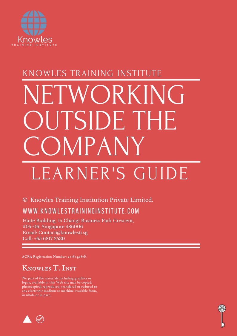 Learner’s Guide For Networking Outside The Company Course in New Zealand