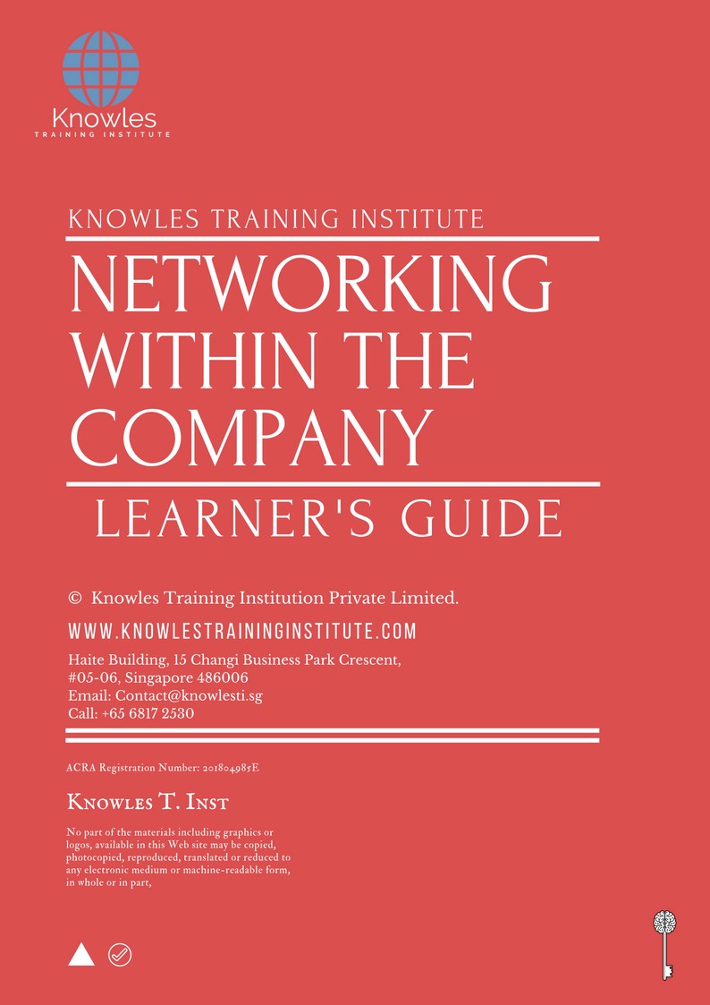 Learner’s Guide For Networking Within The Company Course in New Zealand