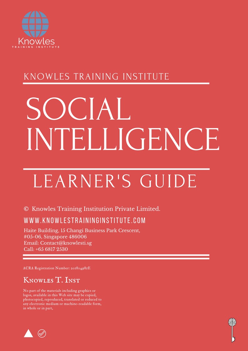 Learner’s Guide For Social Intelligence Training Course in New Zealand