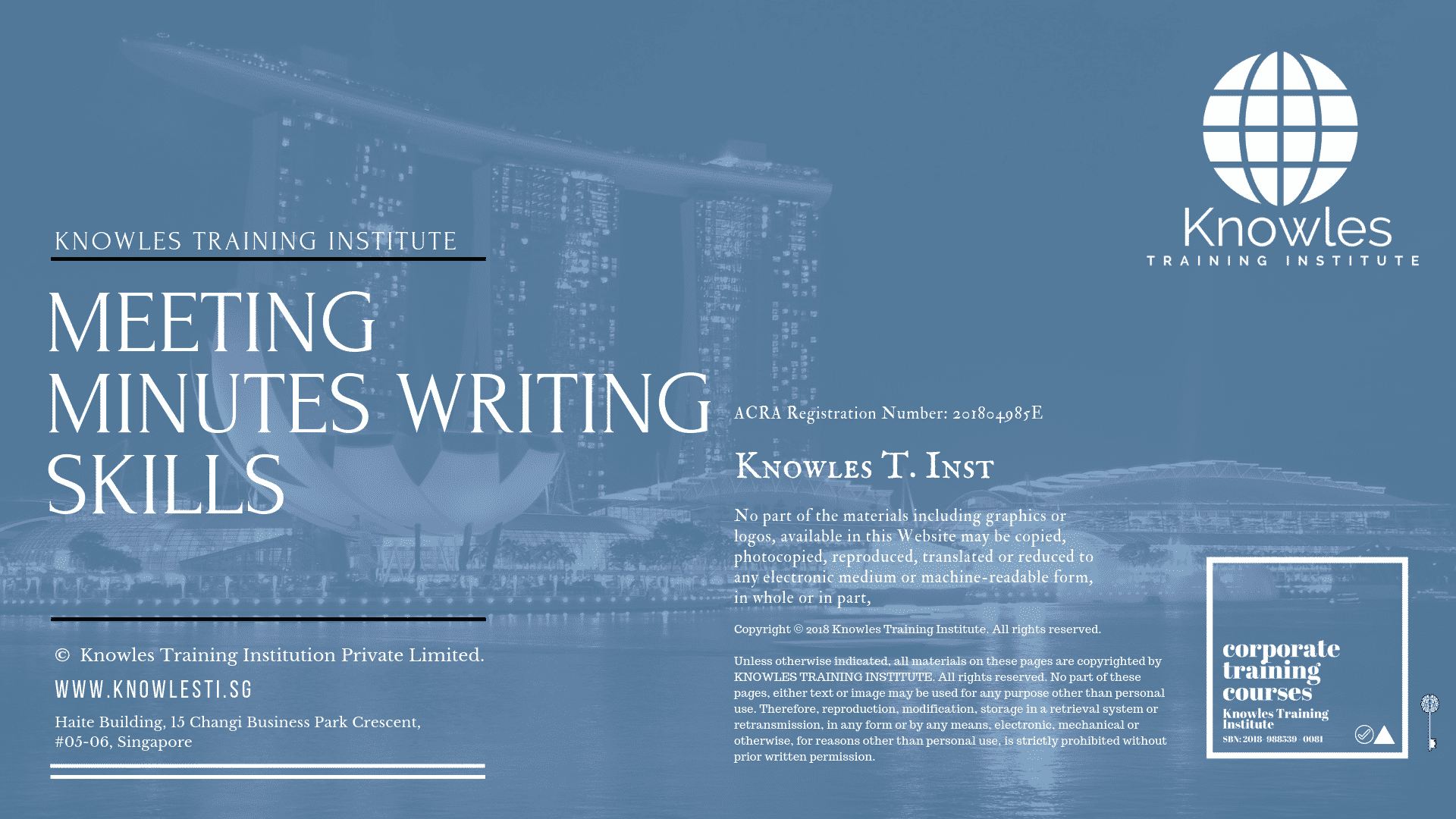 Meeting Minutes Writing Skills Training Course In New Zealand