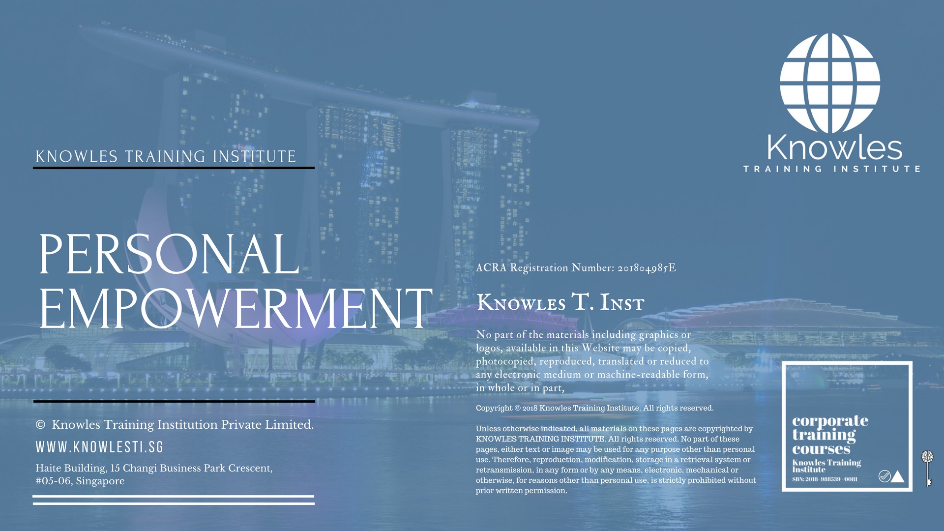 Personal Empowerment Training Course in New Zealand