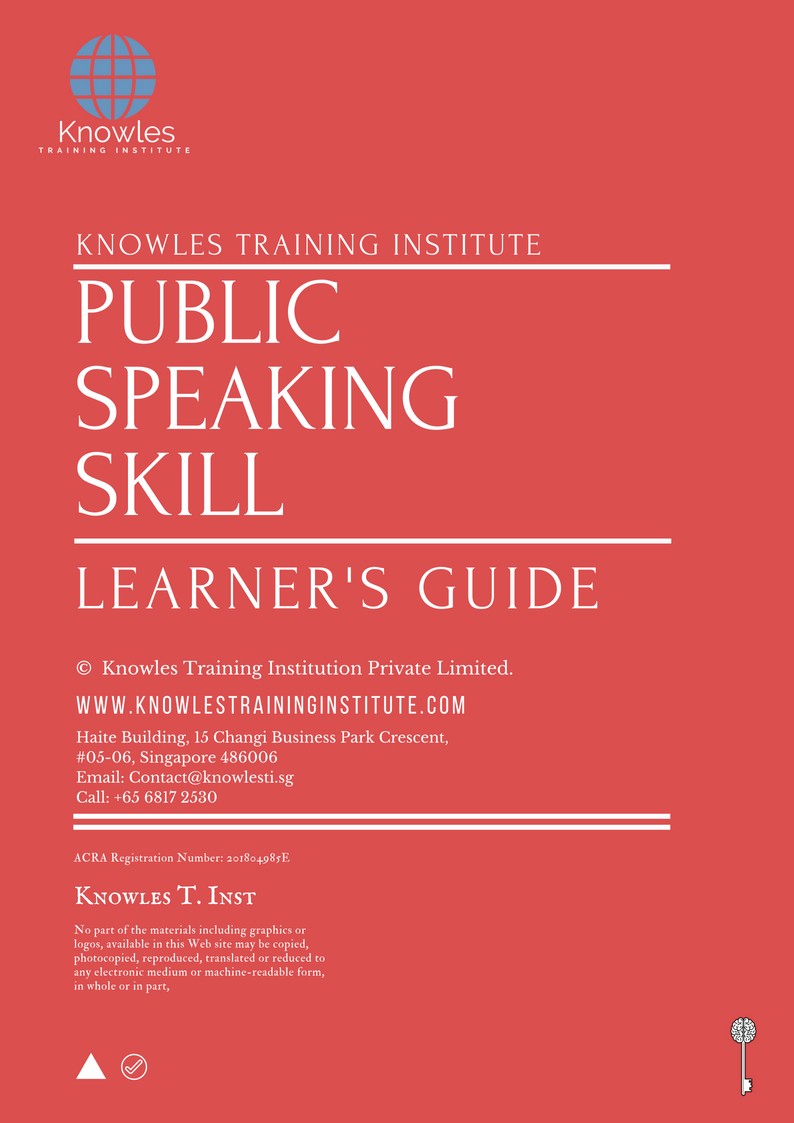 Public Speaking Course New Zealand Learner’s Guide