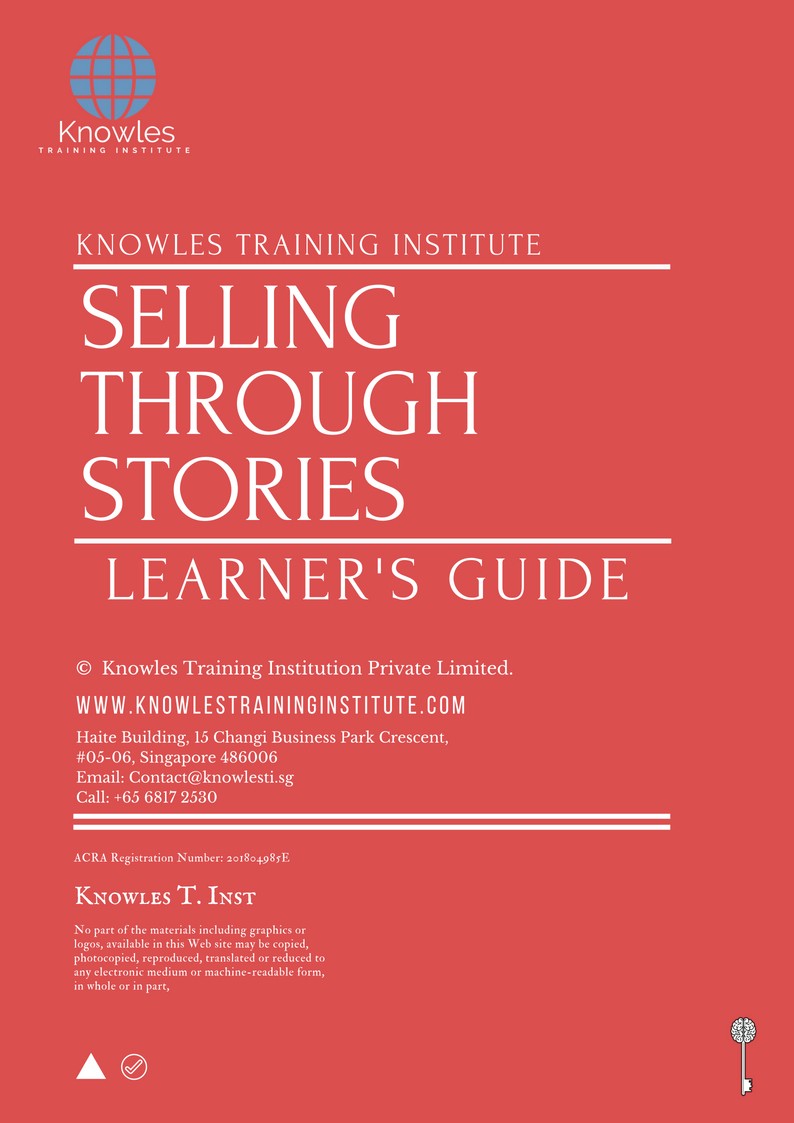 Selling Through Stories Course in New Zealand Learner’s Guide