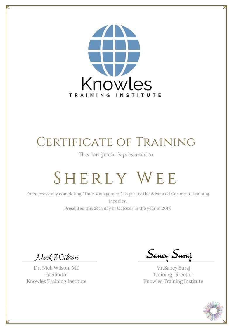 Time Management Training Course in New Zealand Certification