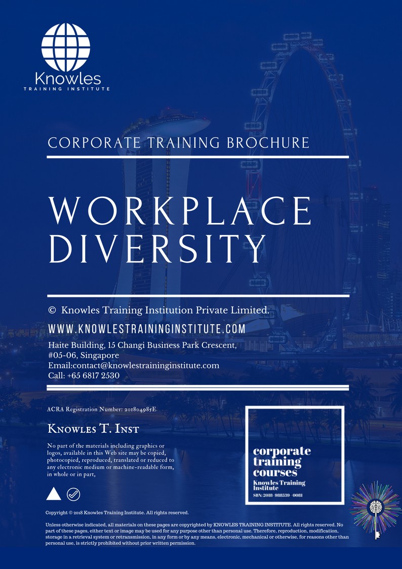 Workplace Diversity Training Course in New Zealand Brochure